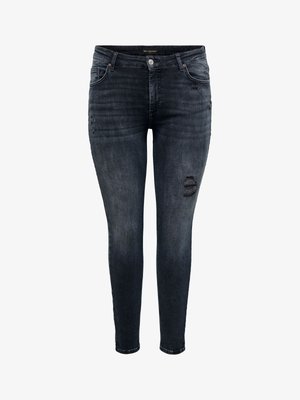 ONLY Carmakoma, SKINNY FIT JEANS CARWILLY SKINNY FIT JEANS - Džínsy skinny fit - washed black