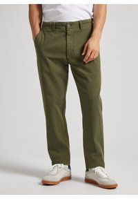 REGULAR - Chinos - military green