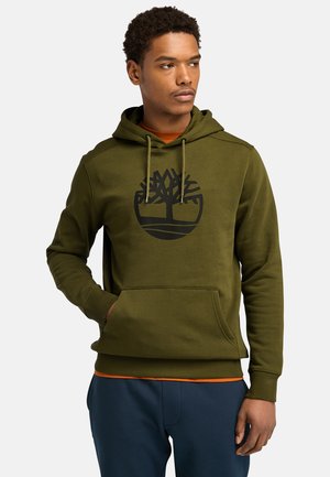 Timberland TREE LOGO - Hoodie - dark olive