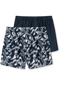 Schiesser 2 PACK - Boxershorts - dunkelblau, weiß