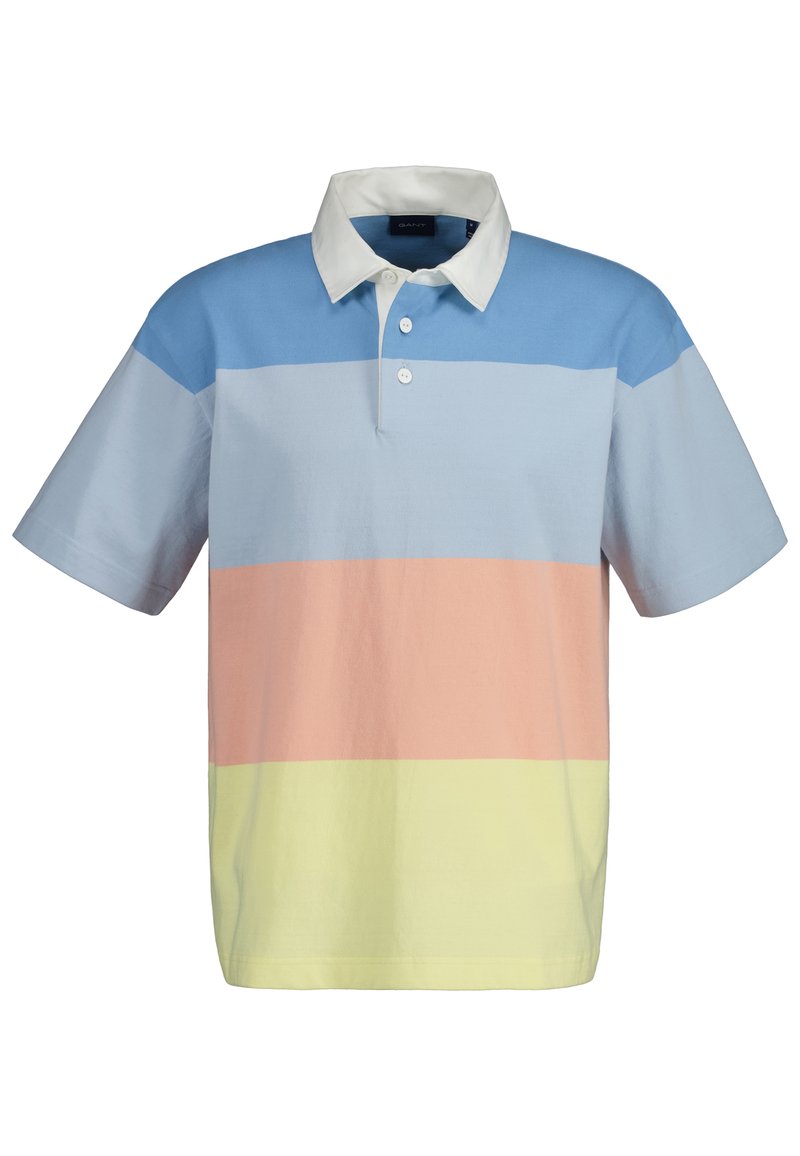 Gant Poloshirt blauw gemêleerd