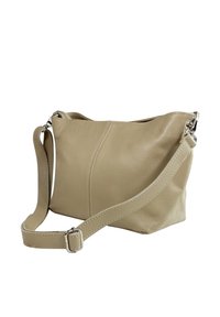 DrachenLeder Schoudertas - taupe beige