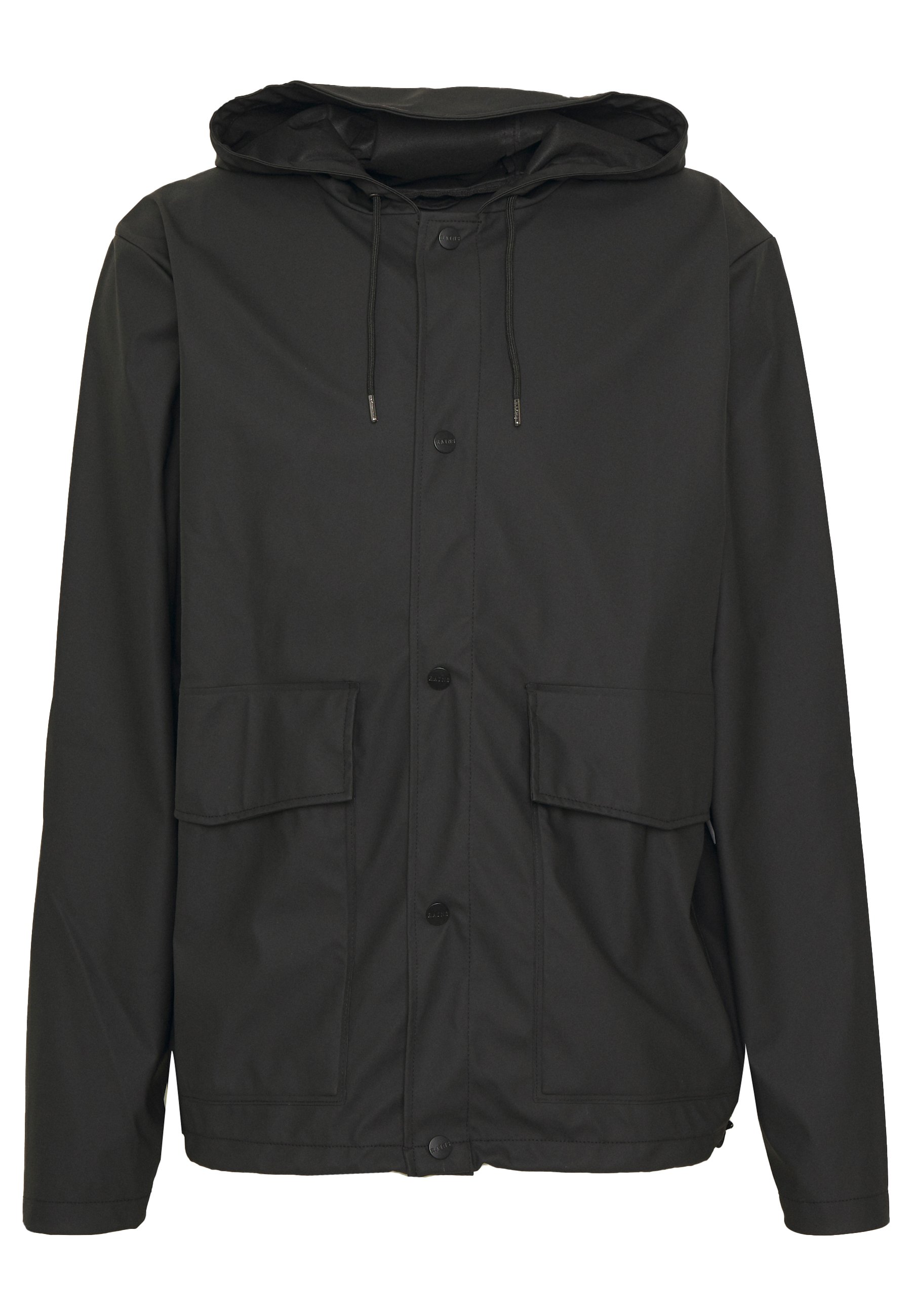 Rains SHORT HOODED COAT UNISEX 