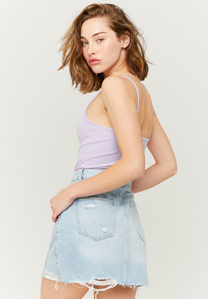 Damen Jeansröcke | TALLY WEiJL HIGH WAIST A-Linien-Rock blue/blau - GY41301 Damen Jeansröcke | TALLY WEiJL HIGH WAIST A-Linien-Rock blue/blau - GY41301