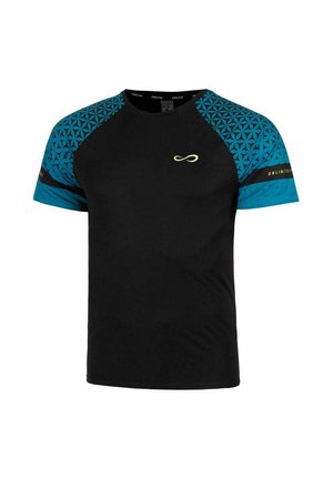 FEISTY GEO - T-Shirt print - black/petrol