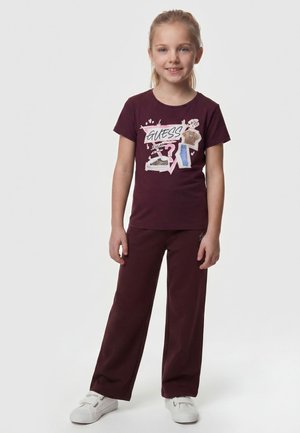Guess, KIDS TEENS SS T-SHIRT_LOGO - T-shirt con stampa - dunkelbraun