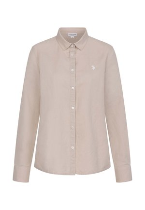 U.S. Polo Assn., USBELLAA- - Button-down blouse - beige