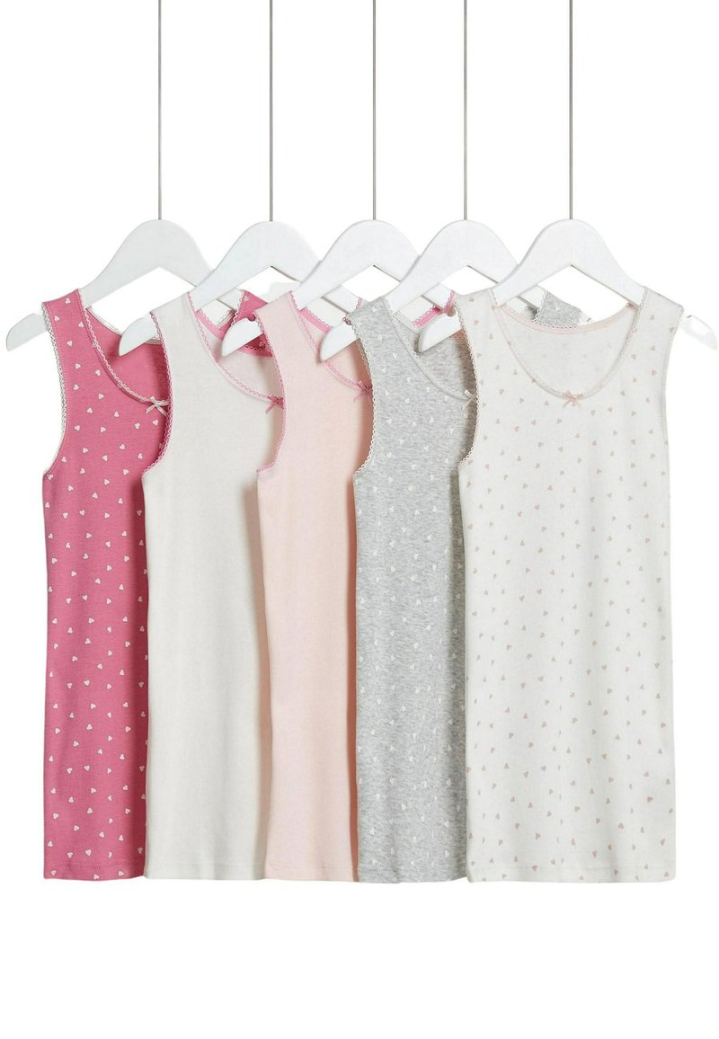 Body Marks & Spencer Fille 9-10 Ans - 100% Coton Rose, Manches Courtes, Neuf Avec étiquettes