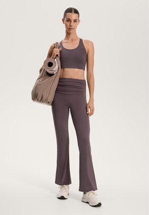 OYSHO SHOPPER WITH CONTRASTING HANDLE  - Shopping Bag - brown