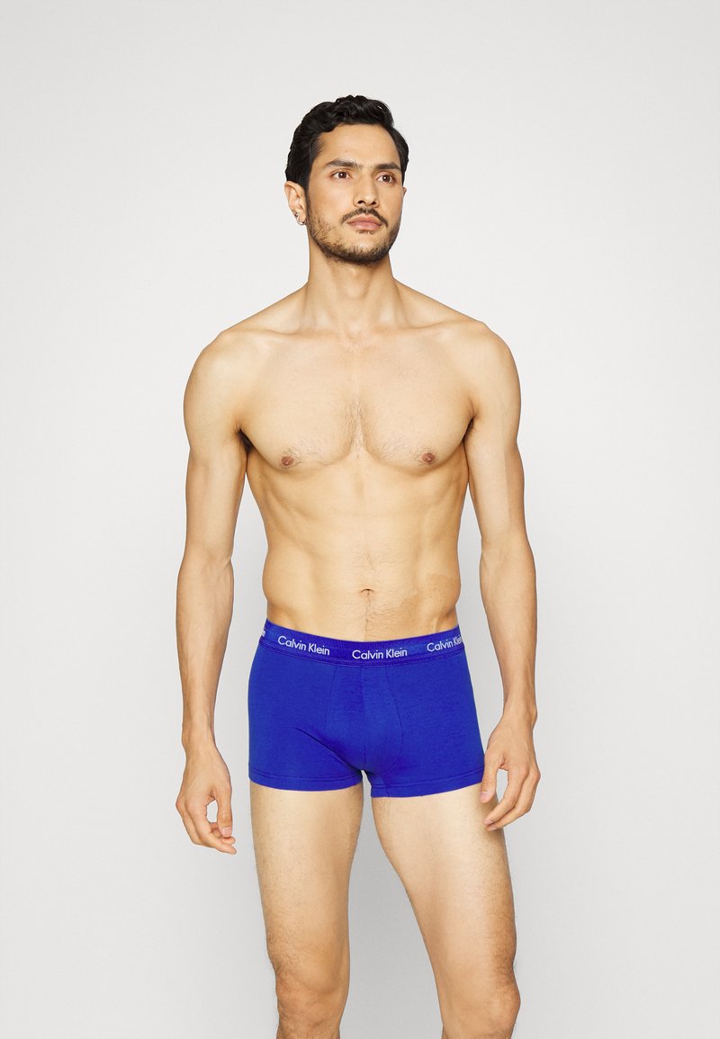 Calvin Klein Underwear LOW RISE TRUNK STRETCH 3 PACK - Cuecas boxer - blue