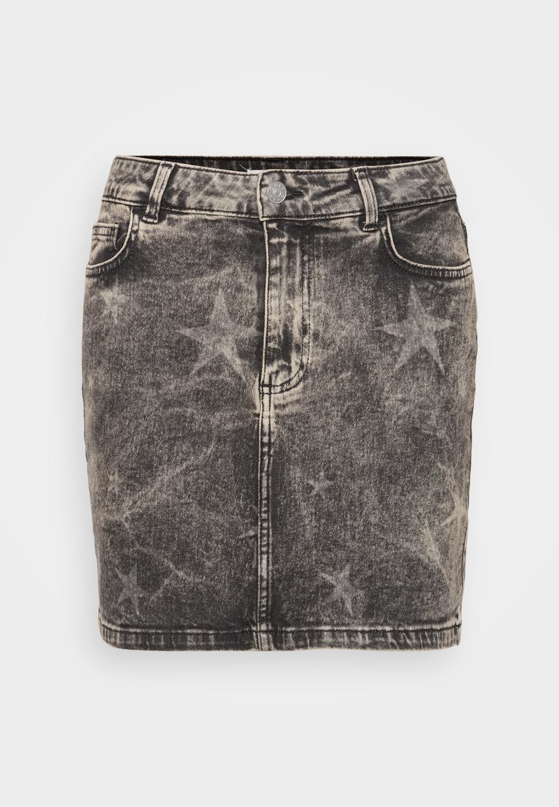 Only Tall Minirok zwart denim/blackdenim Only Tall Minirok zwart denim/blackdenim