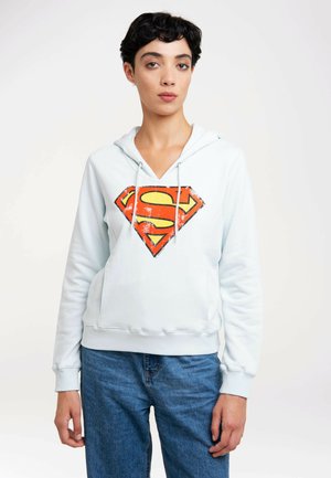 DC COMICS - SUPERMAN - Hoodie - hellblau