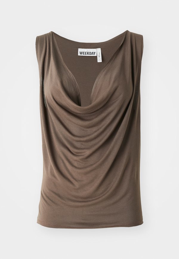 DRAPED NECK - Top2