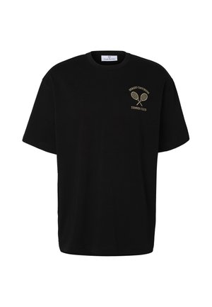 Sergio Tacchini, BRITPOP T-SHIRT - T-shirt imprimé - black mojave desert