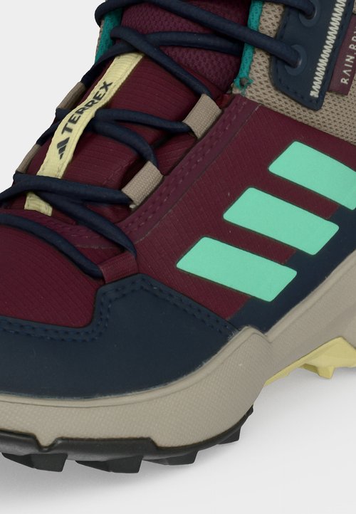adidas AX4R MID UNISEX - Hiking shoes - maroon/pulse mint/chalky brown — foto 7