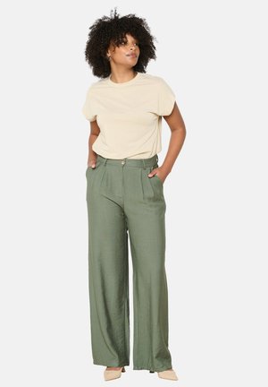 LolaLiza WIDE - Stoffhose - khaki med