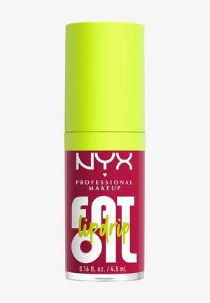 NYX PROFESSIONAL MAKEUP FAT OIL LIP DRIP -  FEUCHTIGKEITSSPENDENDER LIPGLOSS MIT DICKEM APPLIKATOR UND NÄHRENDEN ÖLEN, FARBE: NEWSFEED, ROT - Gloss - Newsfeed