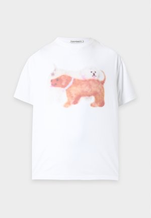 Carne Bollente, FRIENDLY GREETING UNISEX - Print T-shirt - white