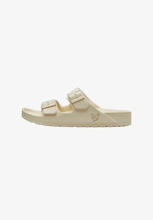 Lyle & Scott, SANDALI UOMO LYLE AND SCOTT 1874 JOBI003 137 OFF WHITE - Ciabattine - bianco