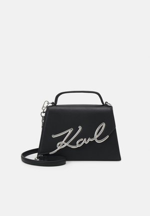 SIGNATURE CROSSBODY - Across body bag - black