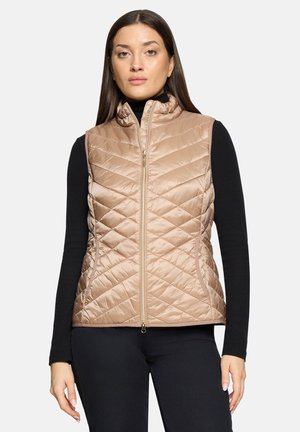 MIT REISSVERSCHLUSS - Bodywarmer - natural