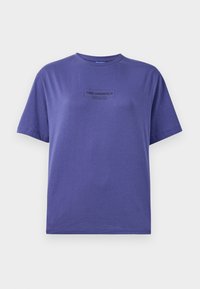 OUTLINE LOGO TEE - Camiseta estampada - skipper blue