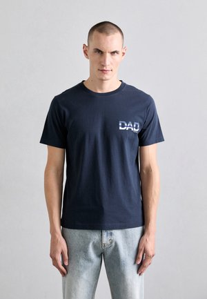 T-Shirt print - navy