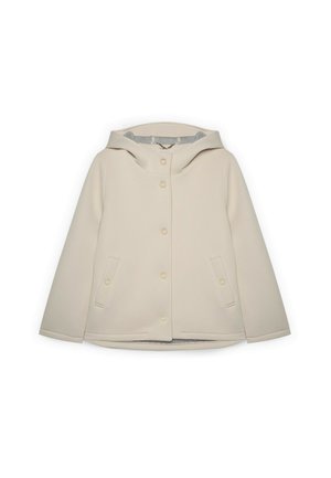 Fiorella Rubino, GIACCA CON CAPPUCCIO - Giacca leggera - beige