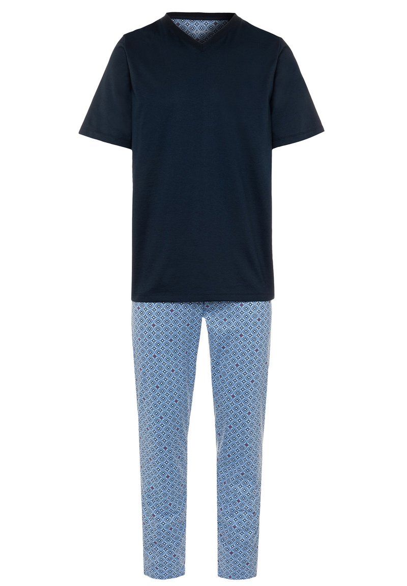 Herren Pyjamas | Seidensticker MINIMALS Nachtwäsche Set nightblue/dunkelblau - EA79712 Herren Pyjamas | Seidensticker MINIMALS Nachtwäsche Set nightblue/dunkelblau - EA79712