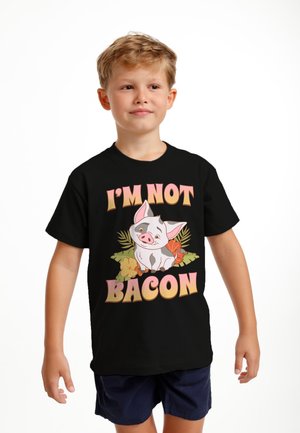 Henry Tiger, MOANA 2 NOT BACON - T-shirt print - black