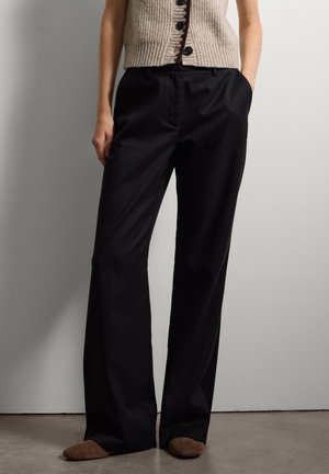 STRETCH WITH WAIST - Pantalones - gunmetal