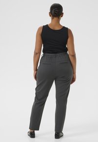 Kaffe Curve JENNA - Pantalones - black oyster