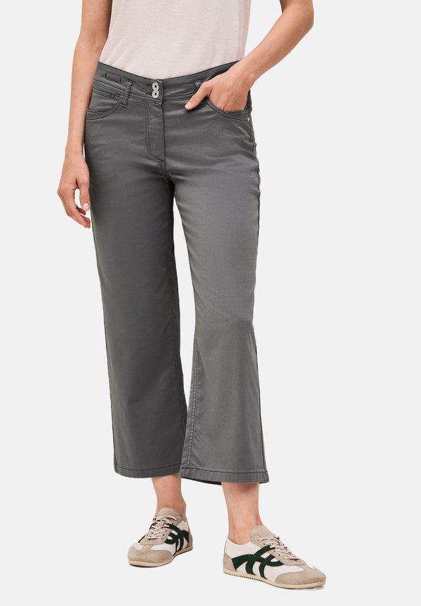 7/8 WIDE LEG - Flared Jeans - grau