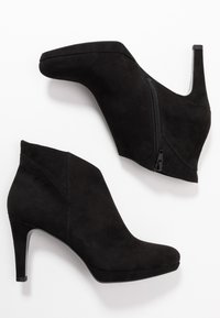 s.Oliver High heeled ankle boots - black
