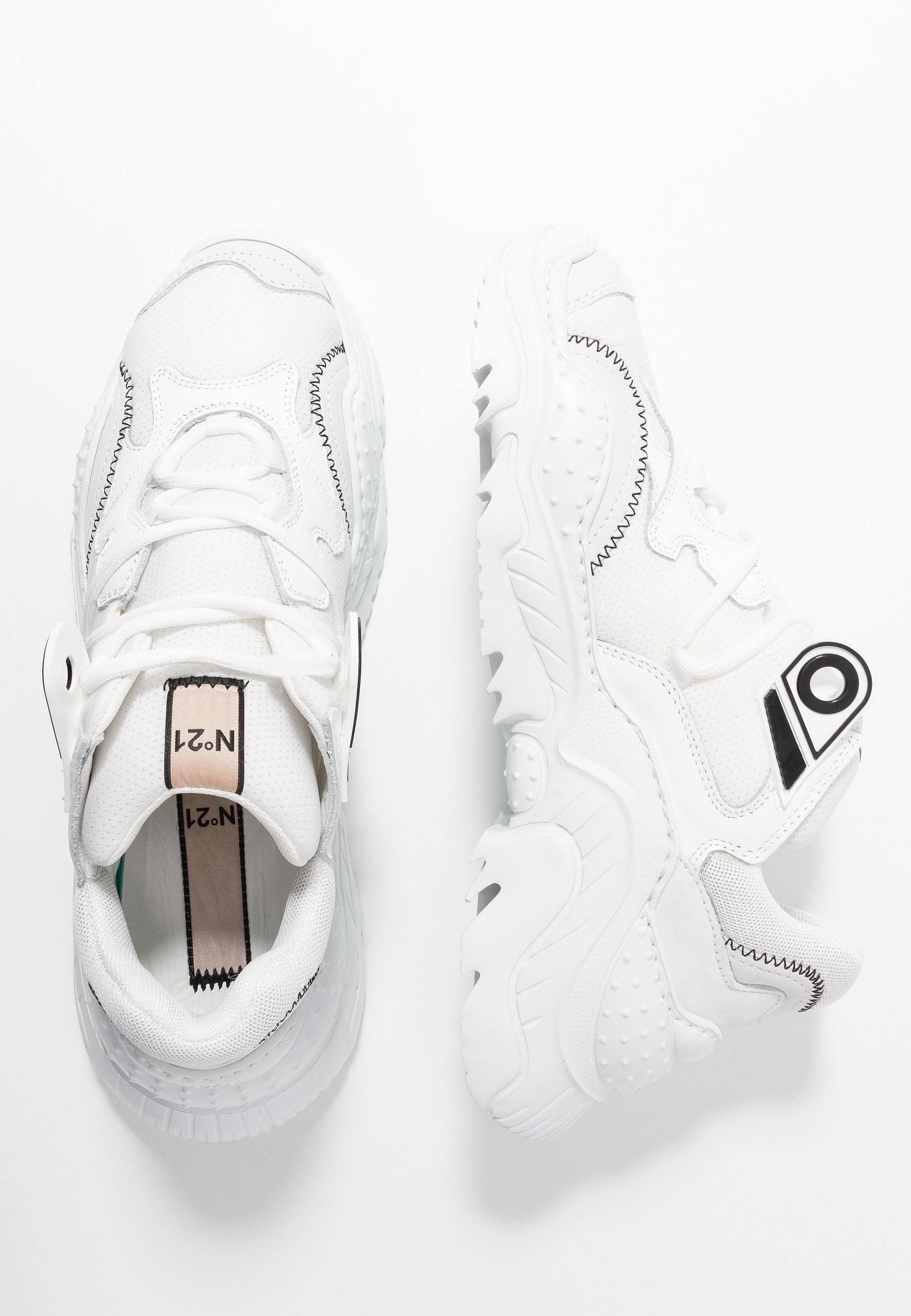 N°21 BILLY Joggesko whitehvit Zalando.no N°21 BILLY Joggesko whitehvit Zalando.no