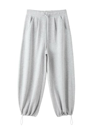 Stradivarius, SOFT-TOUCH BARREL JOGGER TROUSERS - Pantalon de survêtement - light grey