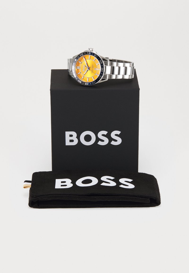 BOSS RUNNER  - Ρολόι - orange/silver-coloured