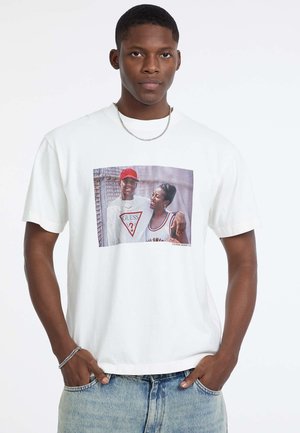 ALLEN-IVERSON-BEDRUCKTES  - T-shirt print - weiß