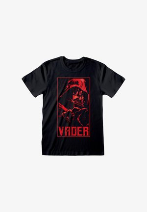Henry Tiger STAR WARS OBI WAN VADER - T-shirts print - black