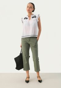 Part Two SOFFYNS - Chino-püksid - agave green