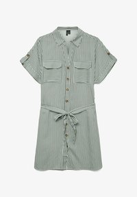 Vero Moda BUMPY SS SHORT NOOS - Blusenkleid - grün - Zalando.de