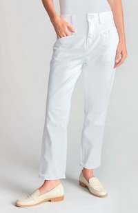 Le Temps Des Cerises Jean droit - blanc