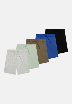 Friboo by Zalando, UNISEX 5 PACK - Pantaloni sportivi - black/mottled light grey/blue
