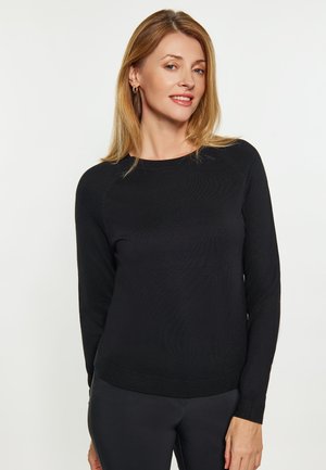 usha Strickpullover - schwarz