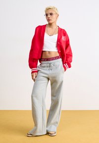 Nike Sportswear SPORTSWEAR PHOENIX FLEECE - Treniņtērpa apakšdaļas - grey heather