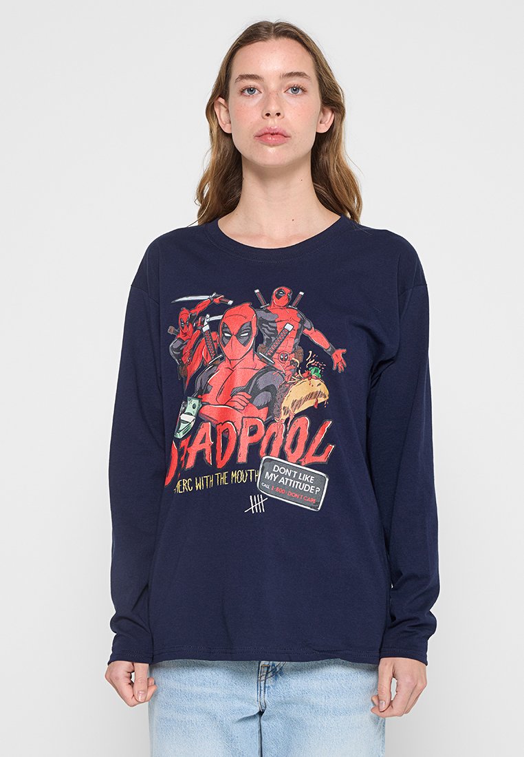 Marvel Longsleeve donkerblauw