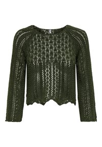 ONLY Strickpullover - dark green