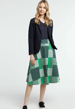 Spódnica trapezowa - green