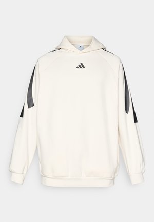adidas Performance HOODY - Mikina s kapucí - chalk white