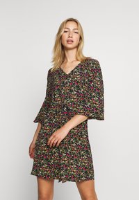 JDY TRICKY 3/4 BUTTON - Vestido camiseiro - night sky